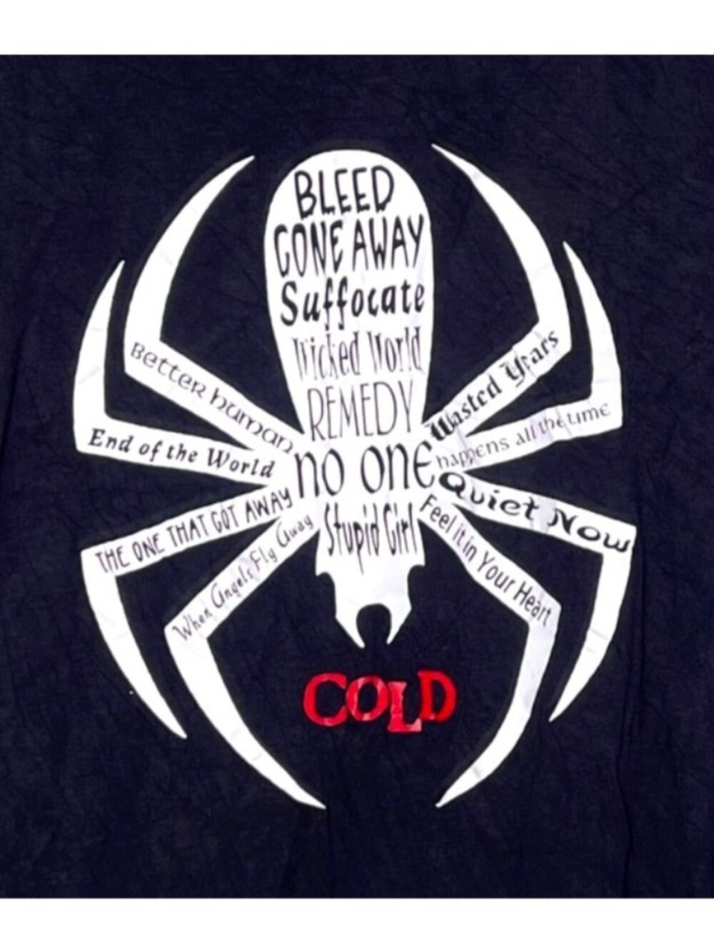 Nine West Year of the Spider Cold Band Tee Top Soft Spun Size M